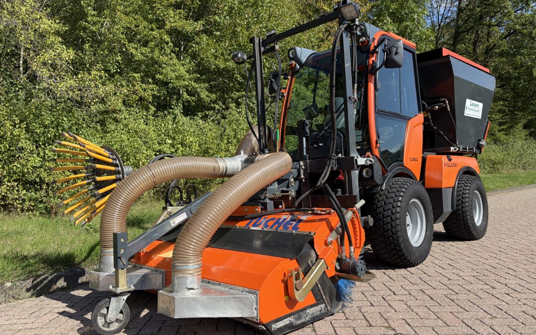 Veegmachine – nieuw in ons wagenpark